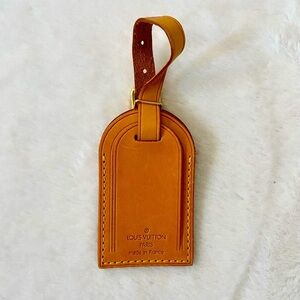 Louis Vuitton Leather Luggage Tag